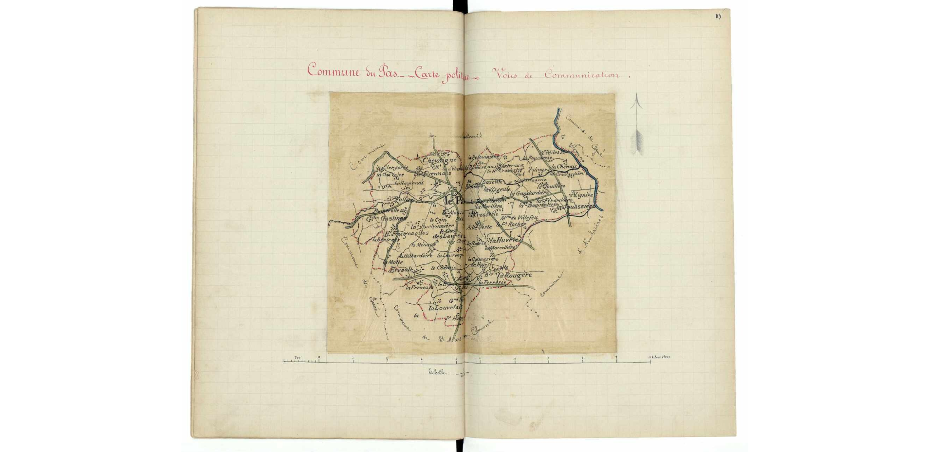 Plan de la commune