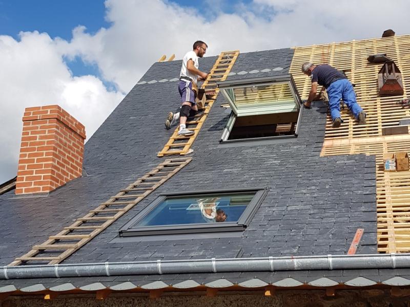 Chantier de toiture