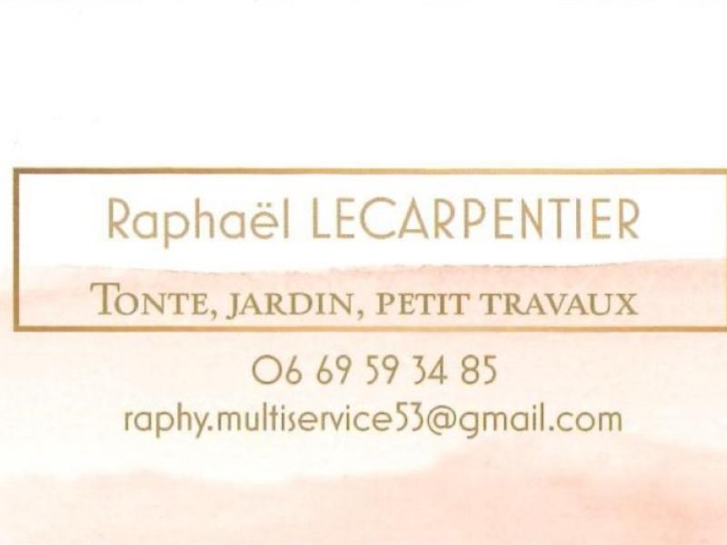 Raphaël Lecarpentier : Travaux divers