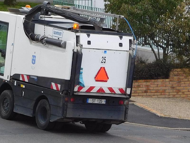 Passage de la balayeuse