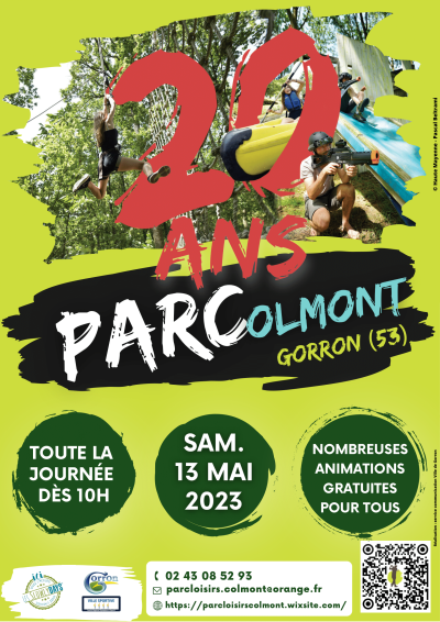Flyer 20 ans parc de la Colmont