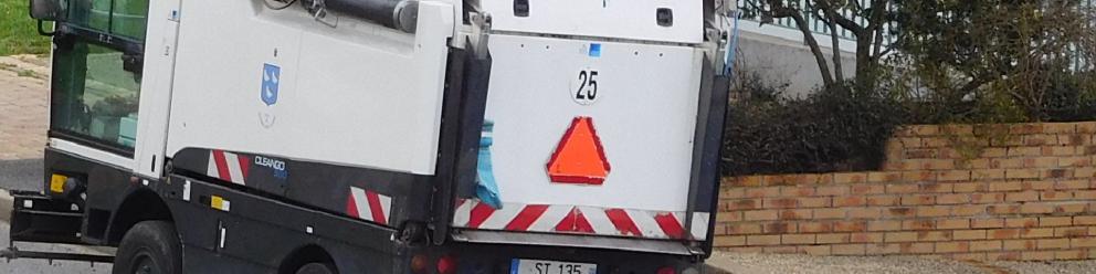 Passage de la balayeuse