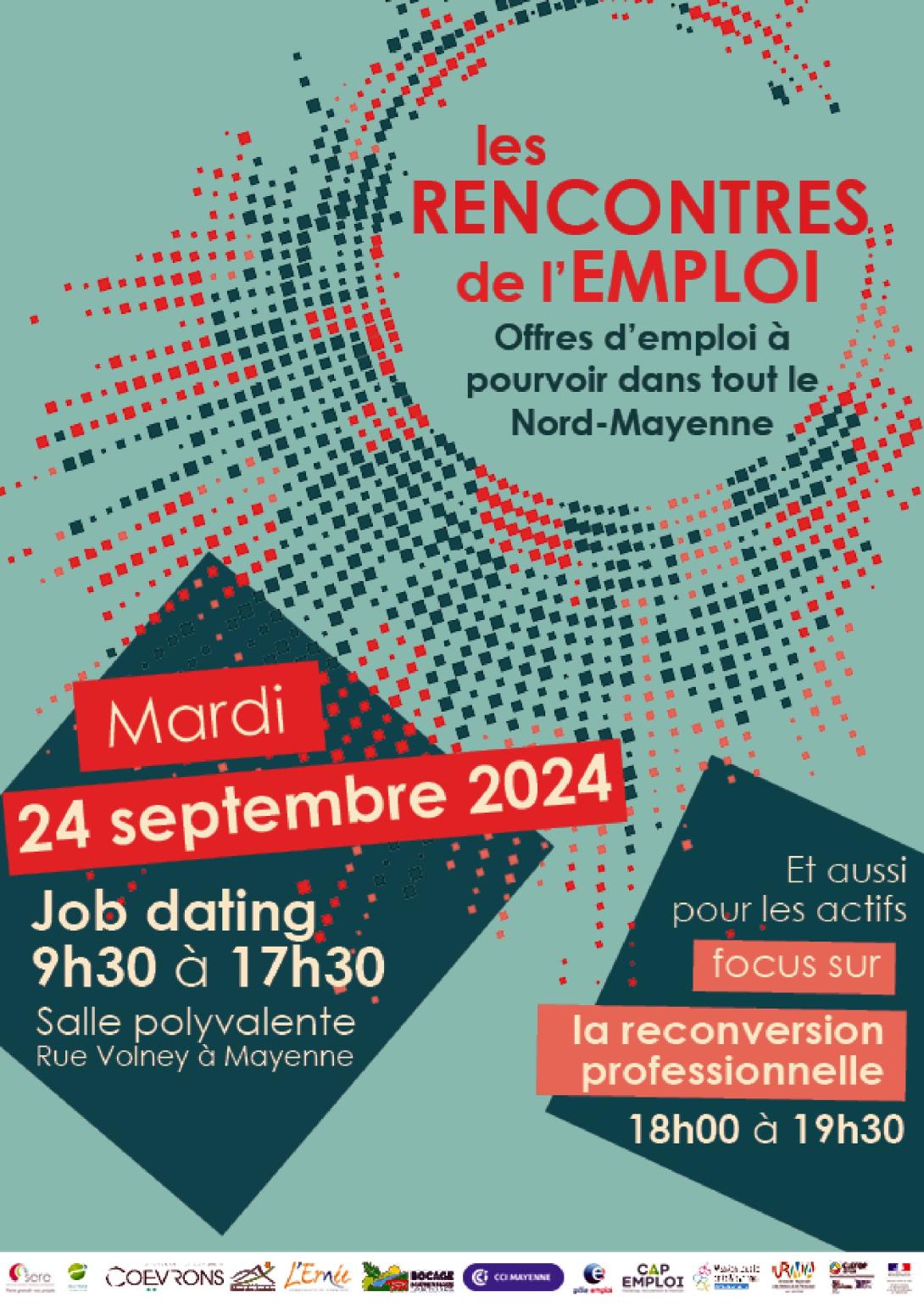 affiche rencontres de l'emploi